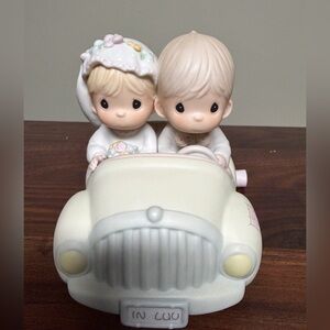 Precious Moments Just Married - Wishing you Roads of Happiness ~ 1988